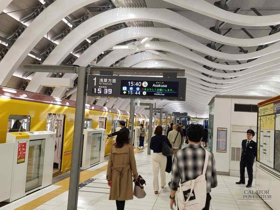 cu trenul si metroul prin Japonia