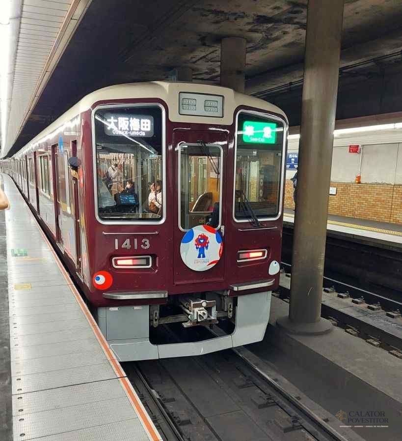 cu trenul si metroul prin Japonia