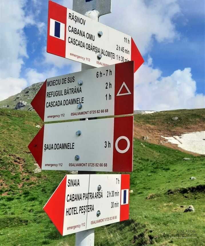 Trasee montane din Bucegi - Cascada Doamnele