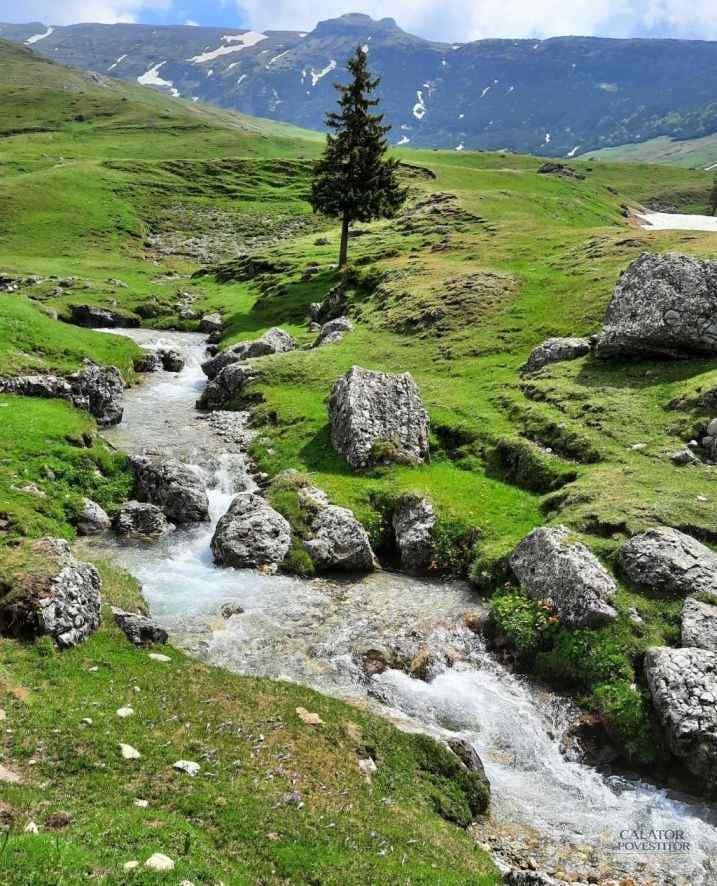 Trasee montane din Bucegi - Cascada Doamnele
