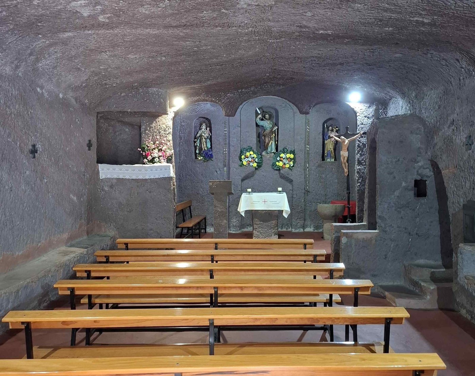 Biserica din Guayadeque este săpată în stâncă