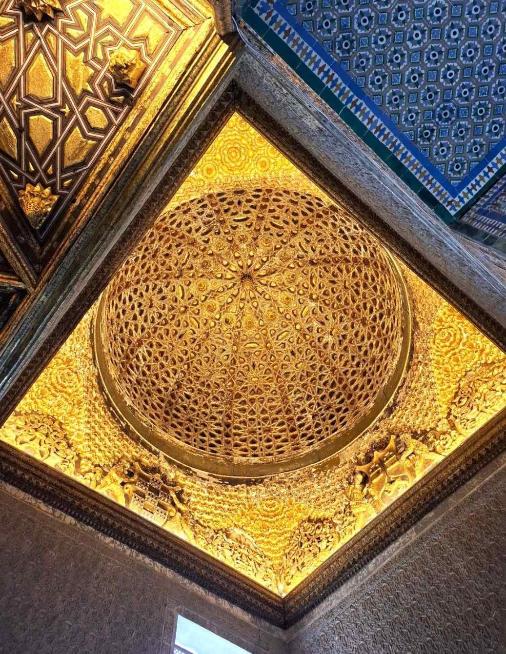 cupola mudejar scara casa de pilatos